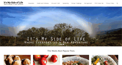 Desktop Screenshot of itsmysideoflife.com